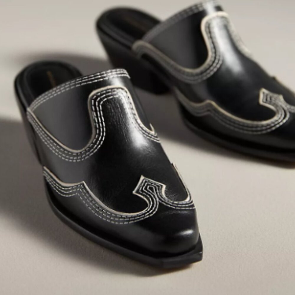 Western Mule Heel by Anthropologie - Size  6.5